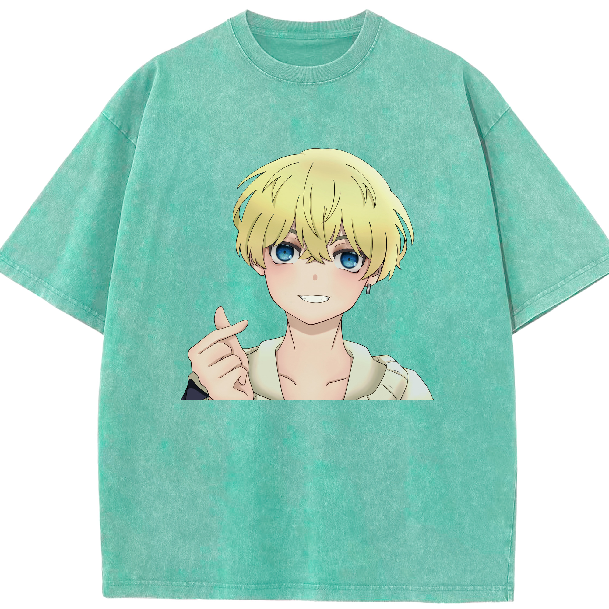 （画像用） 東京リベンジャーズ Tokyo Revengers 綿100% ヴィンテージ風 半袖Tシャツ（フロントプリント）